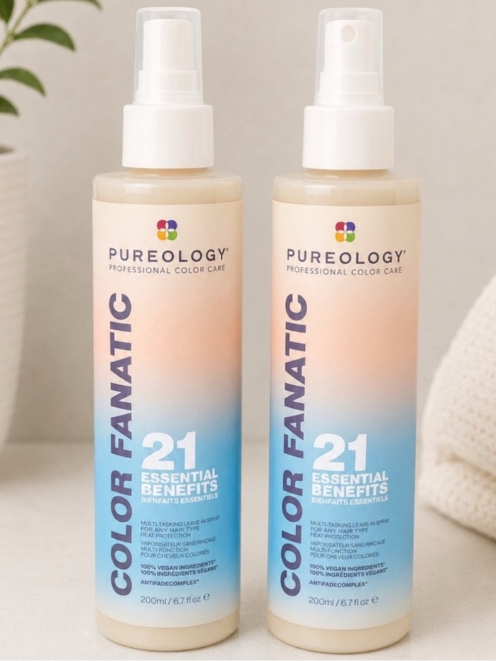Pureology Color Fanatic Leave-In Spray β Cream/Peach/Blue
